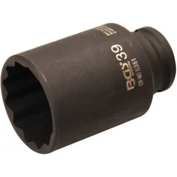 Autodíl Nástrčné hlavice úderové, 12hranné, prodloužené, 1/2" , různé rozměry - BGS technic Profil: 12-hran, Velikost čtyřhranu: 1/2", Velikost: 19