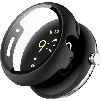 VSECHNONAMOBIL 61544 PC FULL COVER Plastový kryt se sklem pro Google Pixel Watch / Pixel Watch 2 černý