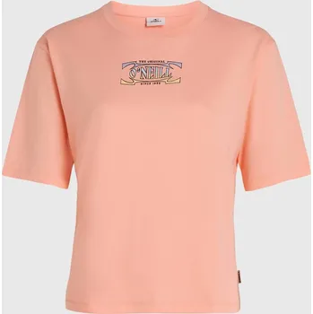 Dámské tričko Dámské Tričko s krátkým rukávem O'NEILL SUMMER MUSTHAVES BACK PRINT T-SHIRT 1850219-14035 – Růžová M