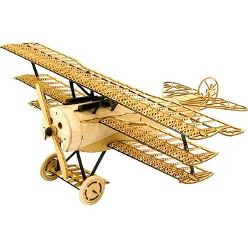 RC model letadla DW Hobby 3D Puzzles 1:18 Fokker-DRI - dřevěný model