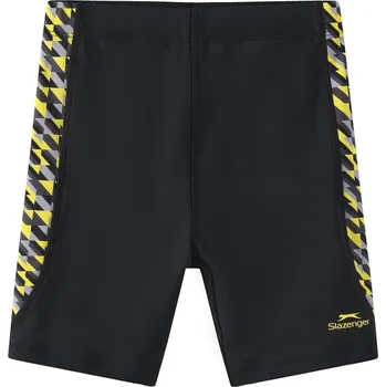 Chlapecké plavky Slazenger Pl Jammer Junior Boys Black/Yellow 13 let