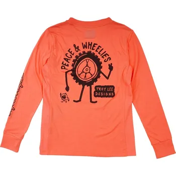 cyklistický dres Bike dres Troy Lee Designs Youth Skyline Ride LS p&w melon JR XL 2025 - Odesíláme do 24 hodin