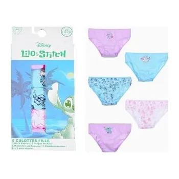 Dívčí spodní prádlo SADA 5 KS KALHOTKY LILO A STITCH - velikost 126