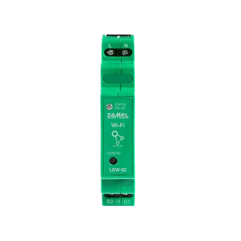 Centrální jednotka pro chytrou domácnost LEW-02 | Jednofázový snímač spotřeby elektřiny, měř. cívka do 100 A, Wi-Fi, SUPLA