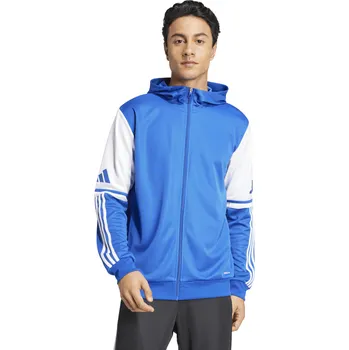 Pánská mikina Mikina s kapucí Adidas SQUADRA 25 Hoody sv.modro bílá Velikost: XS
