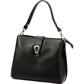 Kožená kabelka Luka černá KZ2257580