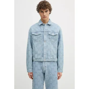 Dámská bunda Džínová bunda Kenzo modrá barva, přechodná, FF55DV3026J4.DB, M, 50X