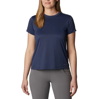 Dámské tričko Dámské Tričko s krátkým rukávem COLUMBIA COLUMBIA HIKE GRAPHIC SS 2033541466 – Tmavě modrá XL