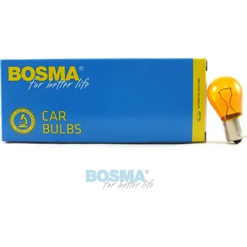 Autožárovka Bosma 0287 12V 21W BAU15S PY21W oranžová