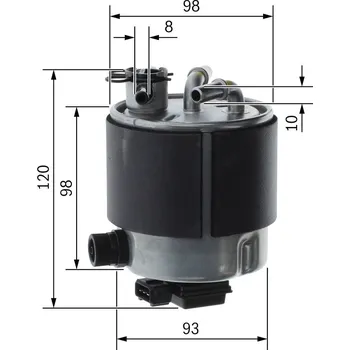 Palivový filtr Palivový filtr BOSCH F 026 402 126