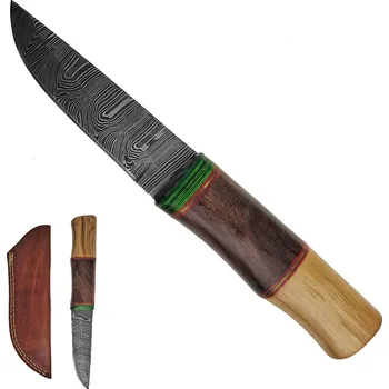 kapesní nůž Chladné Zbraně Damaškový severský nůž "VARJAGS WAY"