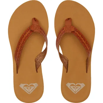 Dámské žabky Žabky Roxy Porto Motif tan 6 (39) 2025 - Odesíláme do 24 hodin