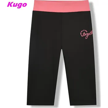 Dámské kalhoty Dámské funkční 3/4 legíny černé Kugo JK8620