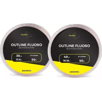 AVID Fluorocarbon Outline Fluoro 50m 0,55mm (AVID Fluorocarbon Outline Fluoro 50m 0,55mm)
