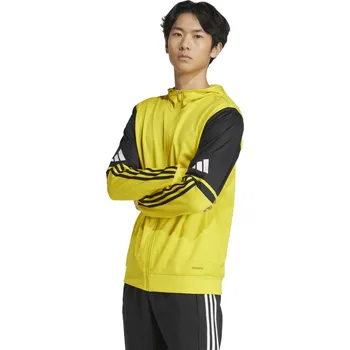 Pánská mikina Mikina s kapucí Adidas SQUADRA 25 Hoody žluto černá Velikost: XL