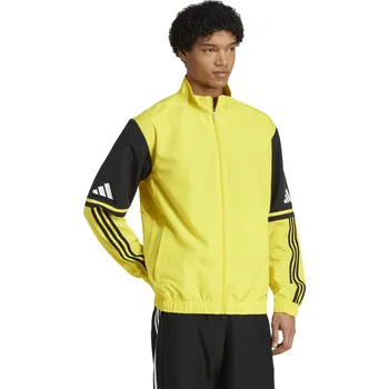 Pánská mikina Vycházková bunda Adidas Squadra 25 Presentation žluto černá Velikost: 2XL