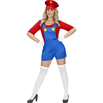 Karnevalový kostým Dámský kostým Super Mario (čepice, overal) - XS