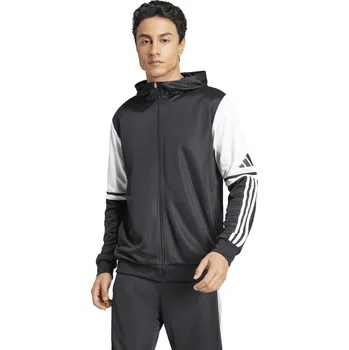 Pánská mikina Mikina s kapucí Adidas SQUADRA 25 Hoody černo bílá Velikost: M
