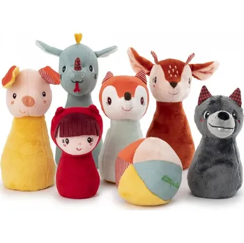 plyšák Lilliputiens - kuželky - Kamarádi z lesa