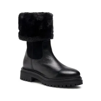 Dámské kozačky Polokozačky Geox D Iridea M D04HRM 02246 C9999 Černá 40