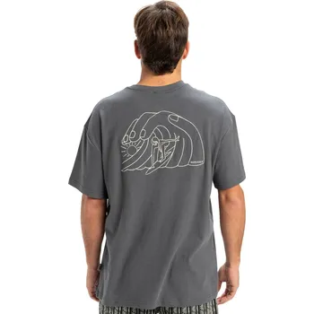 Pánské tričko Tričko Quiksilver CL Freedom Swell SS iron gate L 2025 - Odesíláme do 24 hodin