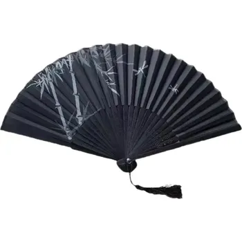 Karnevalový doplněk Gaira® Vějíř V8021, Barva černá