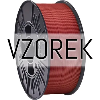 3D tisk NEBULA PLA vzorek - 10 m Barva: ŠARLATOVÁ (SCARLET RED)