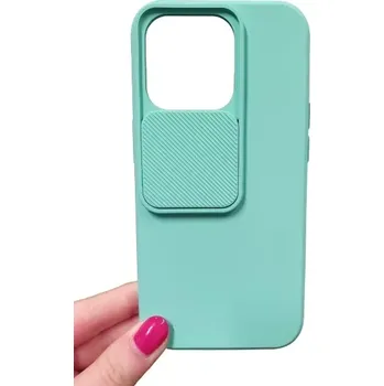 Pouzdro na mobilní telefon Pouzdro Camshield Soft iPhone 14 Pro Mátové