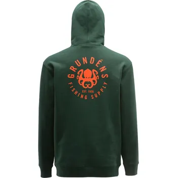 Rybářské oblečení Grundéns Mikina Displacement DWR Hoodie Kraken Deep Forest - XL