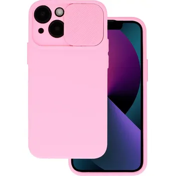Pouzdro na mobilní telefon Pouzdro Camshield Soft Samsung Galaxy A12 A125F Světle růžové
