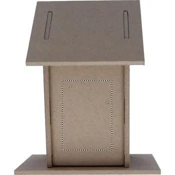 Pro ptáka Ptačí budka 10 RIGHT, 70x50mm Tamponový tisk, 3 barvy