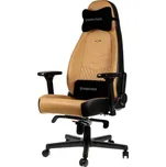 Noblechairs noblechairs ICON Echtleder Gaming Stuhl - cognac/schwarz koňaková