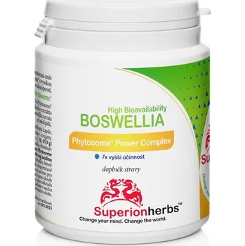 Přírodní produkt Superionherbs Boswellia Phytosome® - boswellin s vysokou vstřebatelností, 90 tobolek