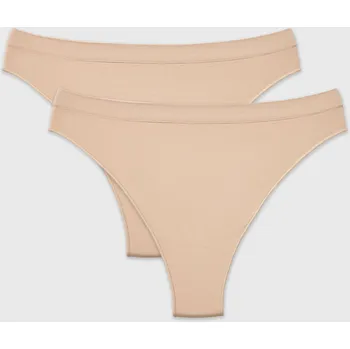 Dámské plavky 2PACK Klasické kalhotky Flexi Bikiny bezešvé