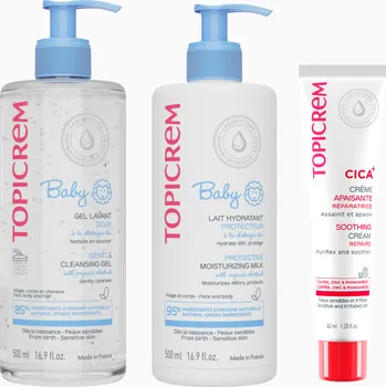 Topicrem ZVÝHODNĚNÁ MALÁ SADA - BABY - PÉČE PRO DĚTI A NOVOROZENCE 185