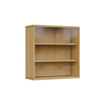 RE VTB - 200 vitrína s bočním výsuvem, 600x600x200, javor horský