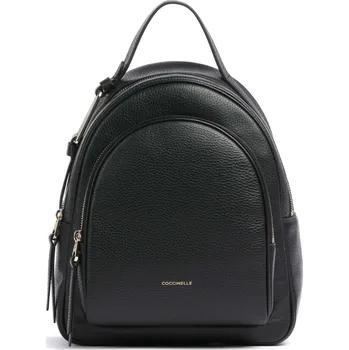 turistický batoh Coccinelle Malory Batoh 30cm, 7L, černá, kůže, 211967