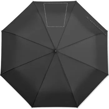 Deštník 23palcový skládací deštník 5 SEGMENT 3, 210x210mm Sítotisk, 1 barva