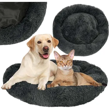 Pelíšek pro psa KIK Pelíšek pro kočky ohrádka 100cm tmavě šedá