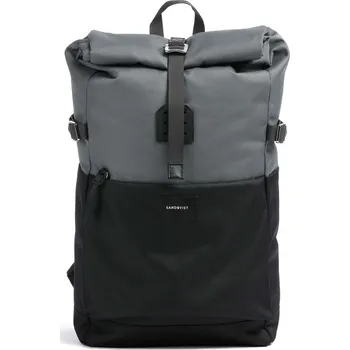 turistický batoh Sandqvist Urban Outdoor Ilon Batoh 38cm, 18L, černá/zelená, umělé vlákno, 179037