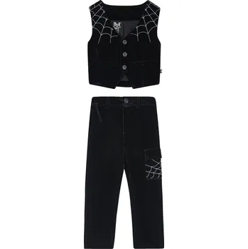 souprava dětská (kalhoty ,vesta) KILLSTAR - Spooky Spider 2 - Black - 2/3Y