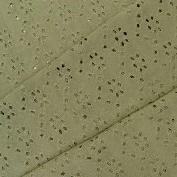 Zbytek - Madeirový úplet barva olivová