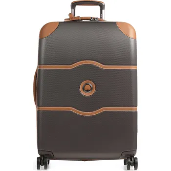 Delsey Paris Chatelet Air 2.0 Kufr se 4 kolečky 67cm, 69L, tmavohnědá, polykarbonát, 159876