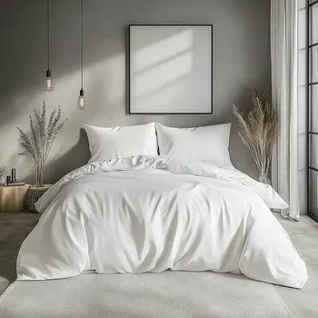Bavlněné povlečení premium satén bílý
