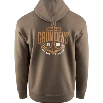 Rybářské oblečení Grundéns Mikina Displacement DWR Hoodie Anchor Otter Heater - M