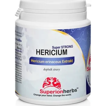 Přírodní produkt Superionherbs Hericium, Lví hříva, 90 tobolek