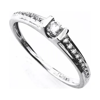 Prsten Ráj snubních prstenů | Luxusní zlatý prsten s brilianty - 4952