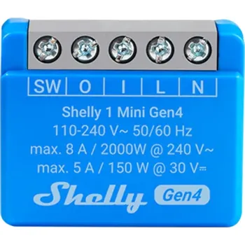 Shelly 1 Mini Gen4 Zigbee/Matter…