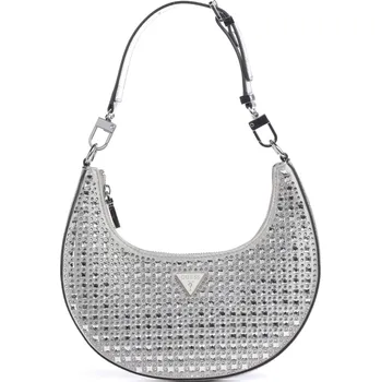Guess Lua - Taška přes rameno v stříbrná, umělé vlákno, 224615 | Kabelky pro ženy & muže