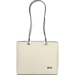 Luxusní dámská kabelka na rameno Delami Velvet Touch, světle krémová